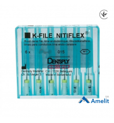 Інструмент ручний K-File Nitiflex №15, 25 мм (Dentsply Sirona), 6 шт./пак
